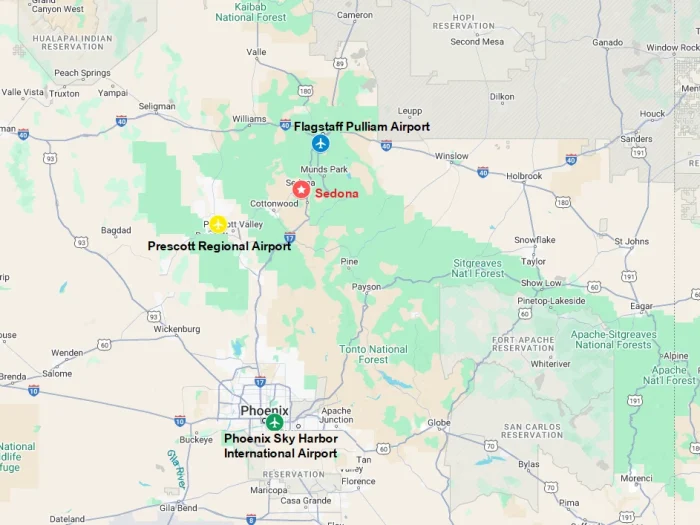 The 3 Closest Airports to Sedona, AZ